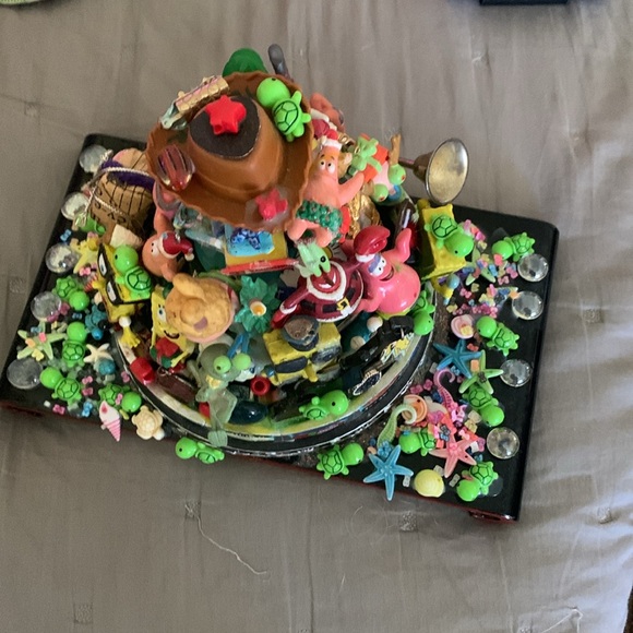 Assorted goodies/toys from childhood school and games.preserve toys into art. - Picture 3 of 3